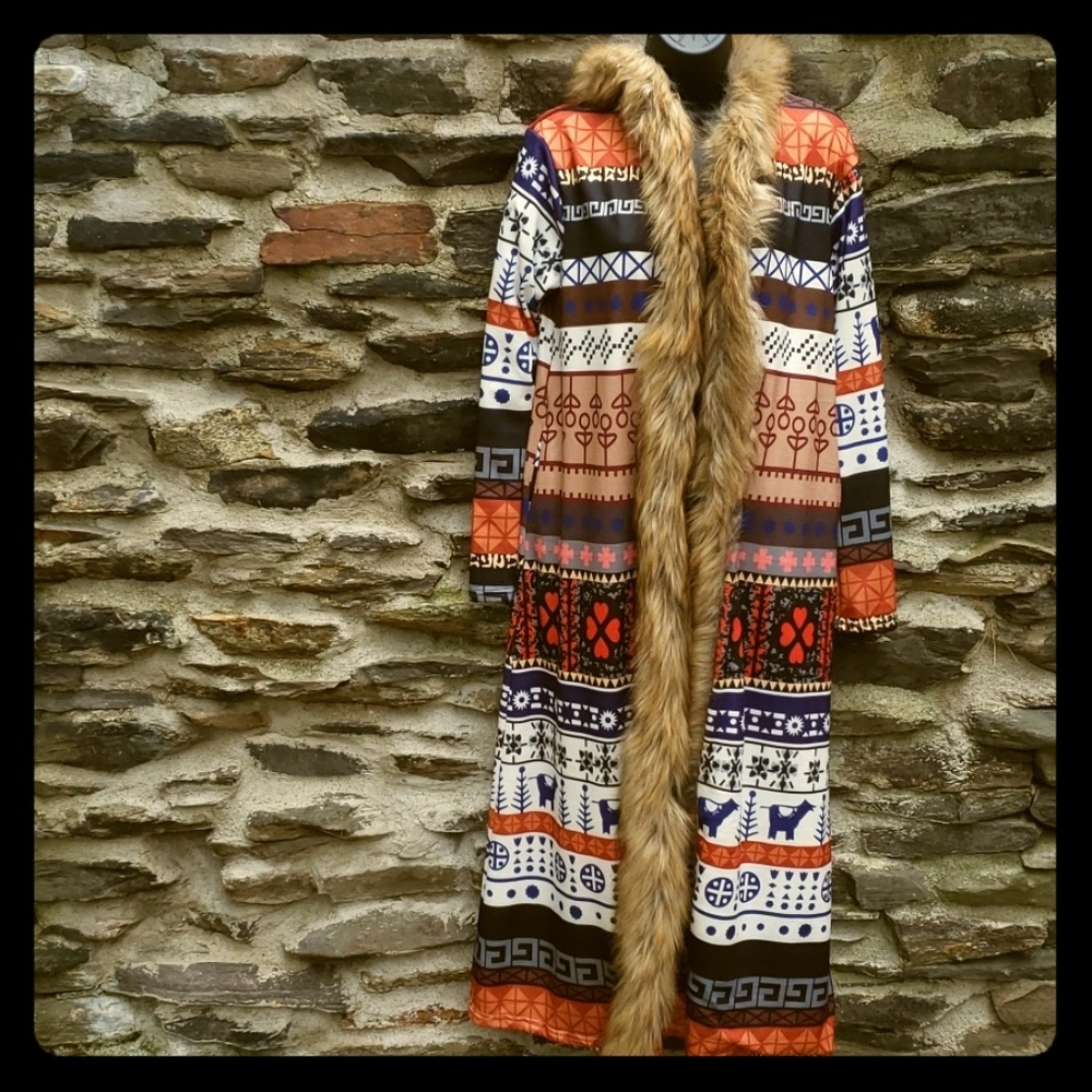 Long boho duster